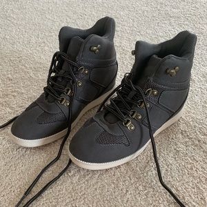 JustFab wedge sneakers